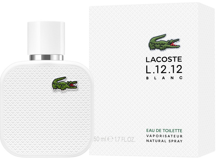 Woda toaletowa męska Lacoste L.12.12 Blanc 50 ml (3386460149105) - obraz 1