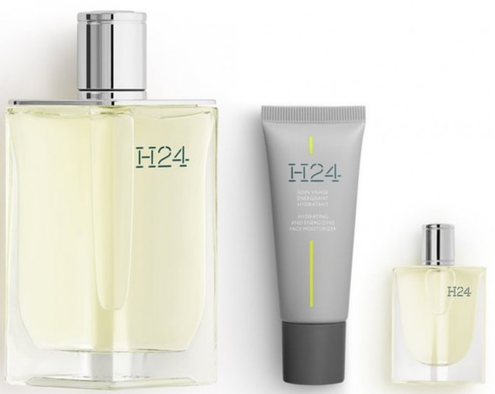 Zestaw męski Hermes H24 Woda toaletowa 100 ml + 5 ml + Krem do twarzy 20 ml (3346130422853) - obraz 2