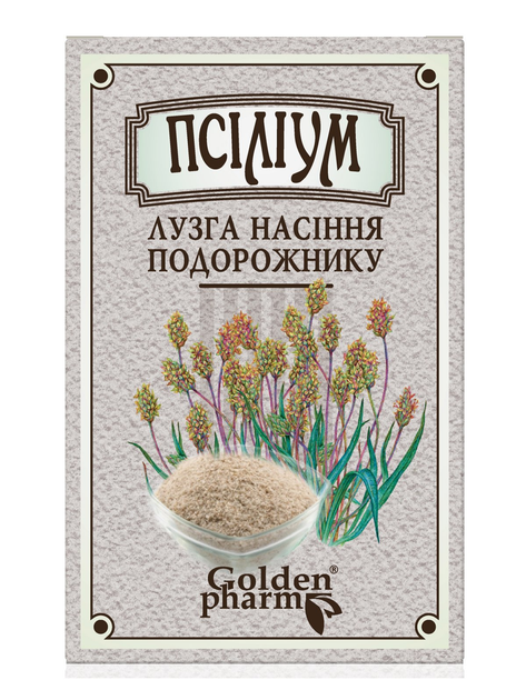 Псиллиум шелуха семян подорожника Голден-Фарм 80г - изображение 1