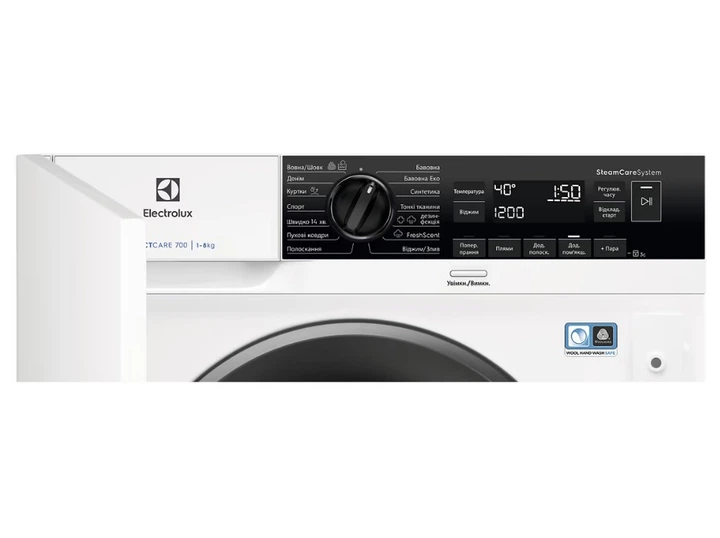 Вбудована пральна машина Electrolux EW7N7F348SUI - зображення 2