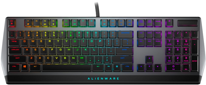 Klawiatura przewodowa Dell Alienware AW510K Cherry MX Low Profile Red USB Dark Side of the Moon (545-BBCL) - obraz 1