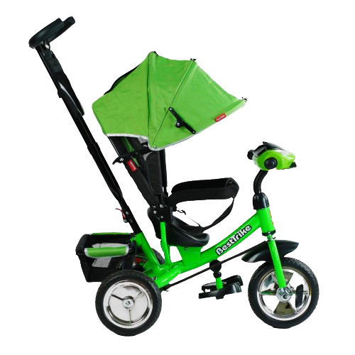 Велосипед детский трехколесный Best Trike 6588 зеленый с Bluetooth 68-945 - изображение 2