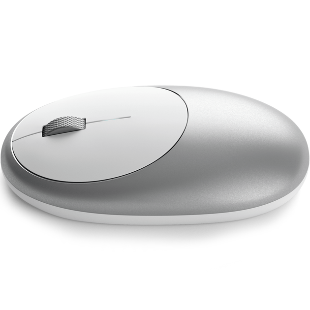 Беспроводная компьютерная мышь Satechi M1 Wireless Silver (ST-ABTCMS) мышка для ноутбука - изображение 4