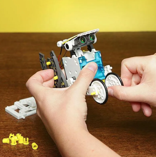 Конструктор робот трансформер Solar Robot Kit 14 в 1 35R33ZRK9M - Фото 9 Конструктор робот трансформер Solar Robot Kit 14 в 1 35R33ZRK9M - зображення 9