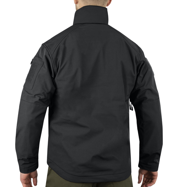 Куртка демісезонна софтшелл Sturm Mil-Tec SOFTSHELL JACKET SCU Black S (10864002) - изображение 2