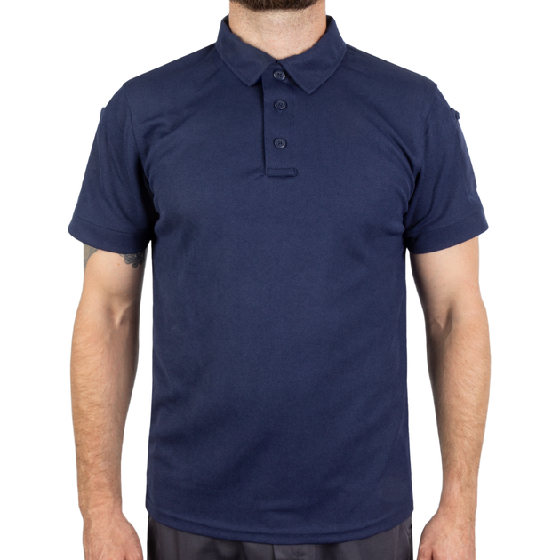 Футболка поло Sturm Mil-Tec Tactical Short Sleeve Polo QuickDry Dark Navy 3XL (10961003) - зображення 1