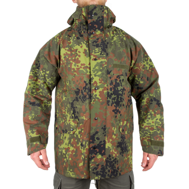 Парку вологозахисна Sturm Mil-Tec Wet Weather Jacket Flectar Німецький камуфляж 56/58 (IV) (10602021) - зображення 1