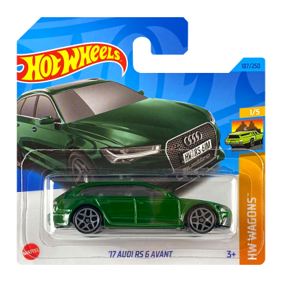 ミニカー Top Speed 1/18 Audi RS6 Daytona Green Машинка Базова Hot Wheels '17 Audi RS 6 Avant Wagons 1:64 HKH69