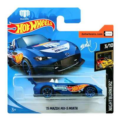 Машинка Базовая Hot Wheels '15 Mazda MX-5 Miata Mad Mike