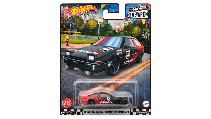 Машинка Premium Hot Wheels Toyota AE86 Sprinter Trueno ADVAN