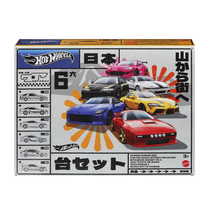 エース　6台セット Тематична Машинка 6шт Hot Wheels Subaru BRZ / Acura Integra