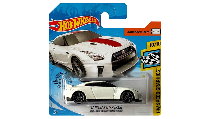 Машинка Базова Hot Wheels '17 Nissan GT-R (R35) 2020 Model 50
