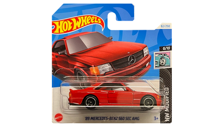 Машинка Базовая Hot Wheels '89 Mercedes-Benz 560 SEC AMG