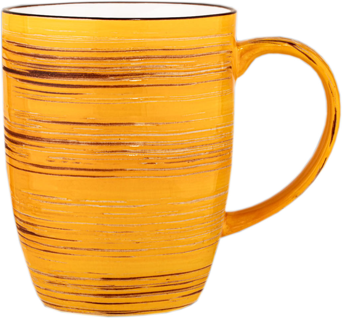 Кухоль Wilmax Spiral Yellow 460 мл (WL-669437 / A) від Rozetka на платформі USKIDKA Акція на Кухоль Wilmax Spiral Yellow 460 мл (WL-669437 / A) від Rozetka