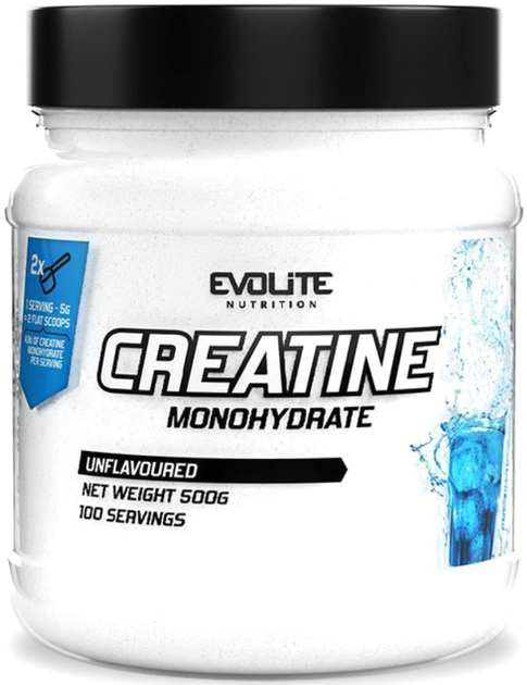 Креатин Моногидрат Evolite Nutrition Creatine Monohydrate 500г без вкуса - Фото 1 Креатин Моногидрат Evolite Nutrition Creatine Monohydrate 500г без вкуса - изображение 1