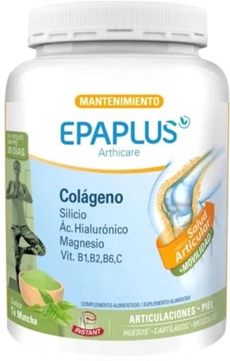 Дієтична добавка Epaplus Arthicare Collagen Matcha Tea 334.8 г (8430442010770) - зображення 1
