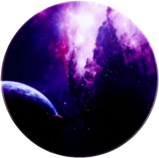 Uchwyt i podstawka do telefonu iLike Universal Pop Holder Cosmos Purple (ILIUNPH15) - obraz 2