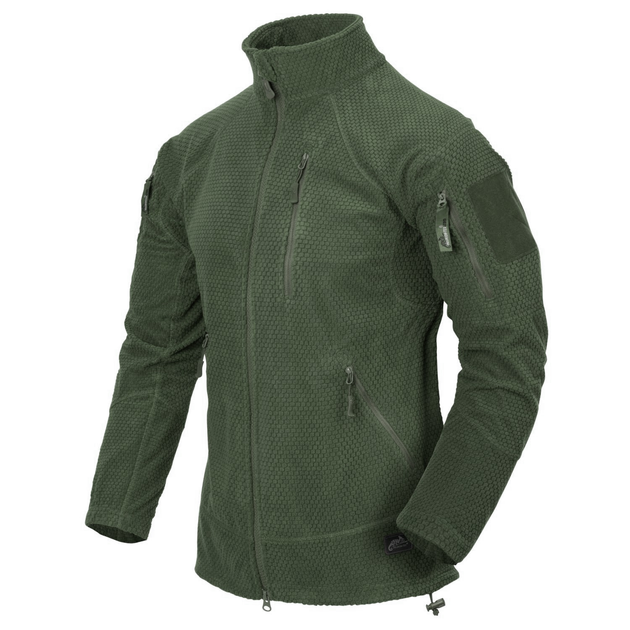 Кофта флісова Helikon-Tex Alpha Tactical Jacket Olive, XXL - зображення 1