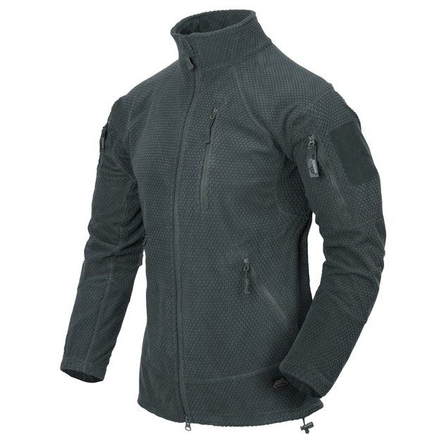 Кофта флисовая Helikon-Tex Alpha Tactical Jacket Shadow Grey, XXL - изображение 1