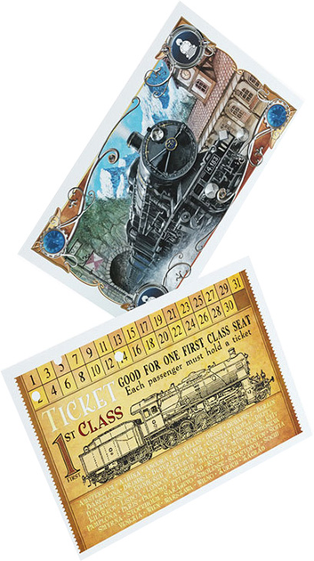Koszulki na karty Gamegenic Ticket to Ride Europe Art Sleeves 58 x 90 mm 168 szt (4251715410493) - obraz 3