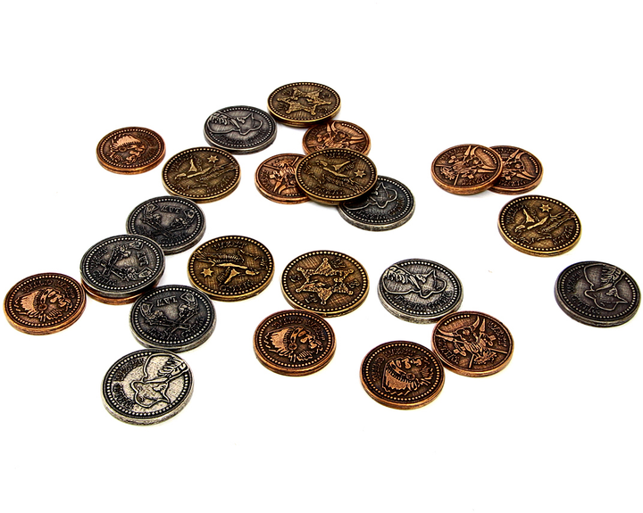 Набір монет Drawlab Entertainment Metal Western Coins 24 шт (5902650611122) - зображення 1