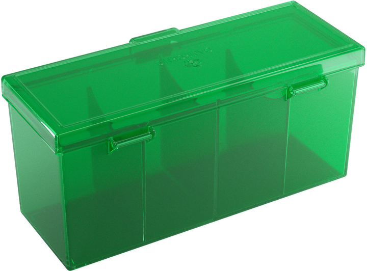 Карткова коробка Gamegenic Fourtress 320+ Green (4251715401378) - зображення 3