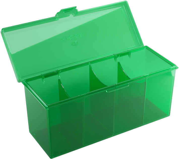 Карткова коробка Gamegenic Fourtress 320+ Green (4251715401378) - зображення 4