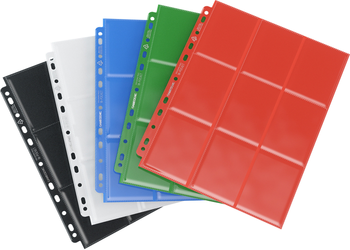 Папки-обкладинки Gamegenic 18-Pocket Pages Sideloading Blue 50 шт (4251715403273) - зображення 3