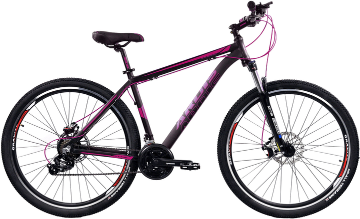 Акція на Велосипед Ardis GTA 29" 17" 2023 Чорно-рожевий (0259-17-Р) від Rozetka