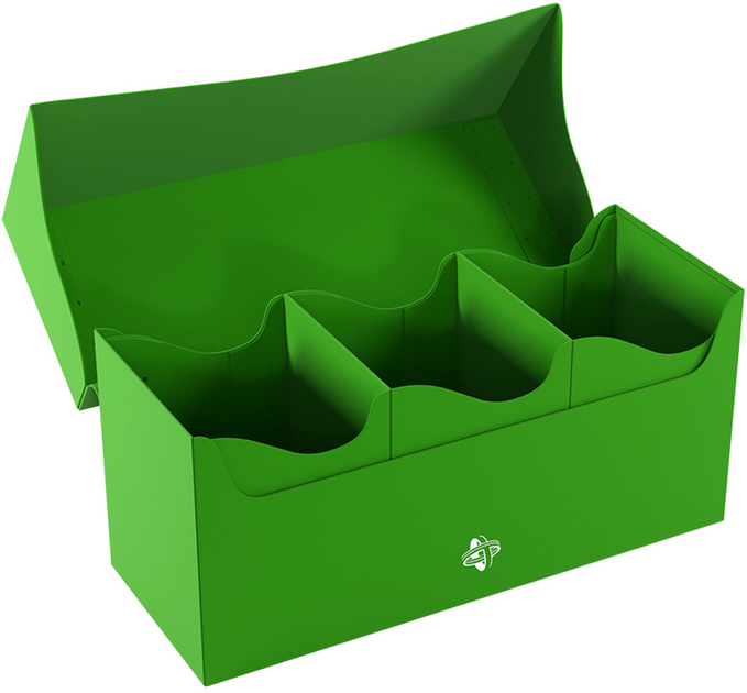 Pudełko na karty Gamegenic Triple Deck Holder 300+ XL potrójne Green (4251715414460) - obraz 3