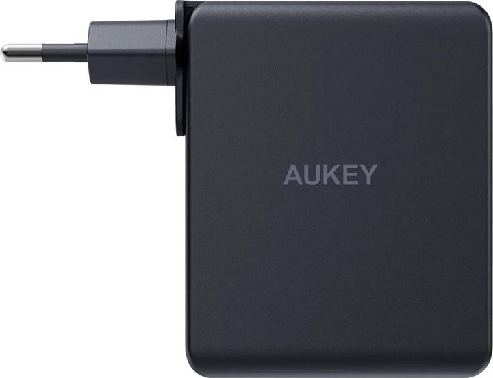 Ładowarka sieciowa Aukey PA-B7O Omnia II GaN 3xUSB 140W PD3.1 PPS EU/US/UK (689323785766) - obraz 3