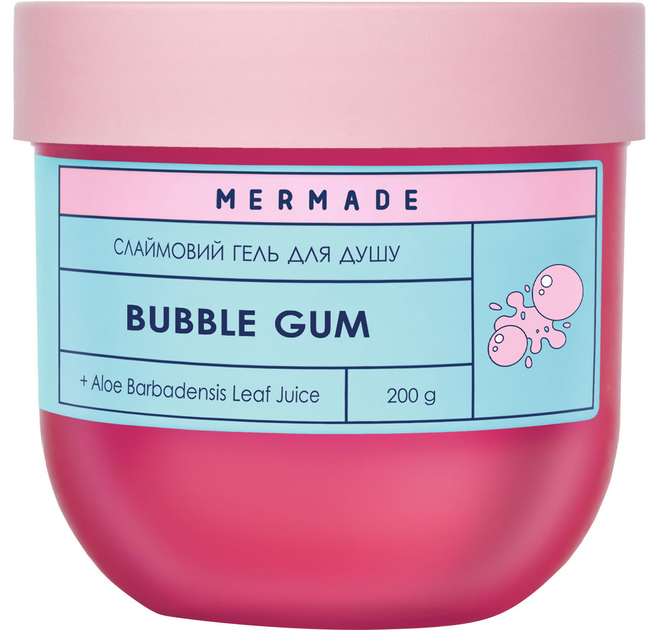 Акція на Слаймовий гель для душу Mermade Bubble Gum 200 г від Rozetka