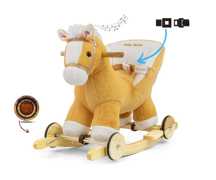 Лошадка-качалка Milly Mally Polly Light Brown (mm-5466) - изображение 2