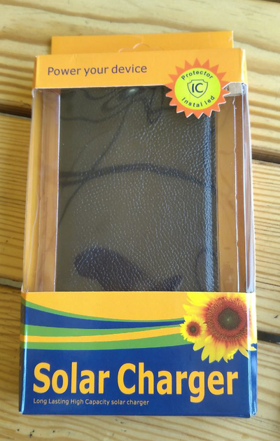 Повербанк Solar на сонячній батареї 20000 mAh повербанк з ліхтарем - зображення 2