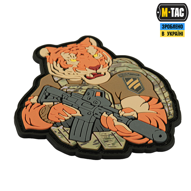 Штурмова Тигр окрема нашивка бригада PVC M-Tac 3-тя - изображение 2