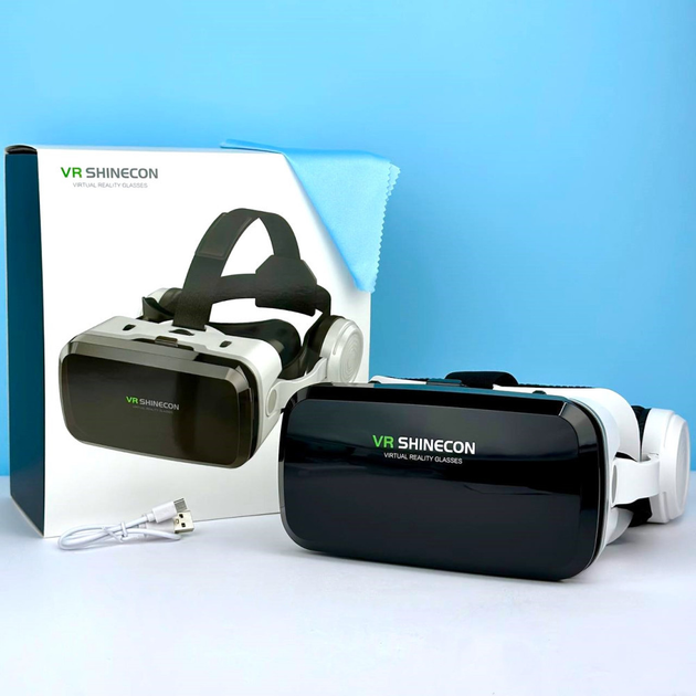 Очки виртуальной реальности со стерео гарнитурой SHINECON VR SC-G04BS ...