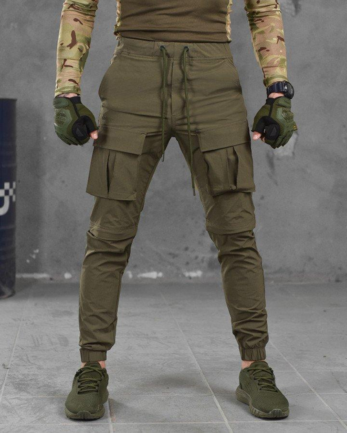 Тактичні штани/шорти combat олива ВТ1014 XL - зображення 1