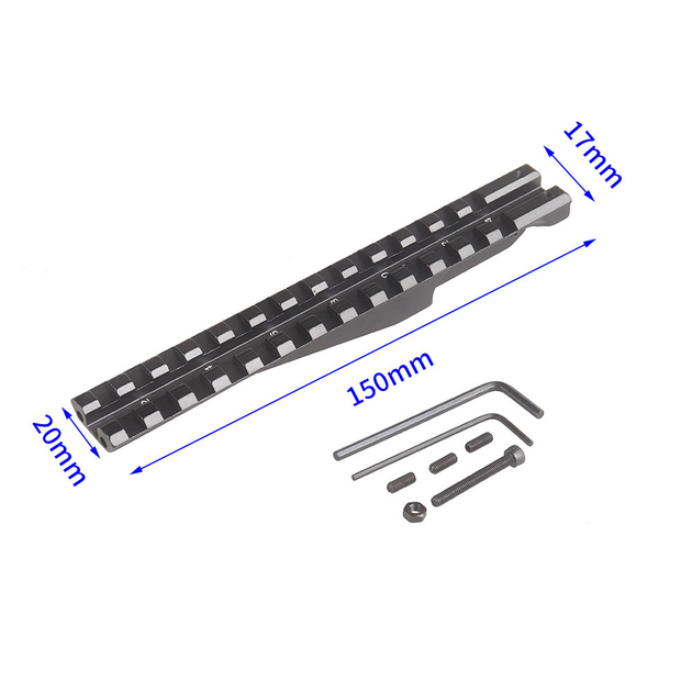 Планка-целик Picatinny для АК 155 мм - зображення 2