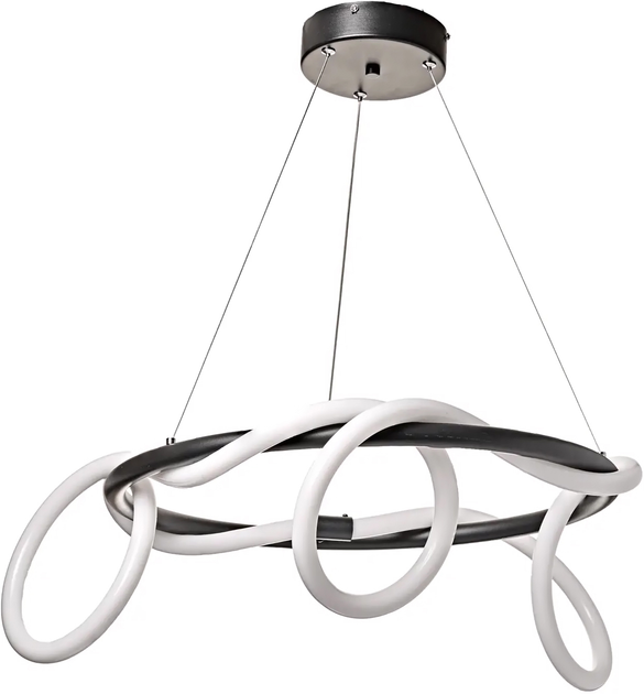 Люстра Berger 7006-PL-60 Black LED 30 Вт 4000K для кухни, спальни, прихожей - изображение 1