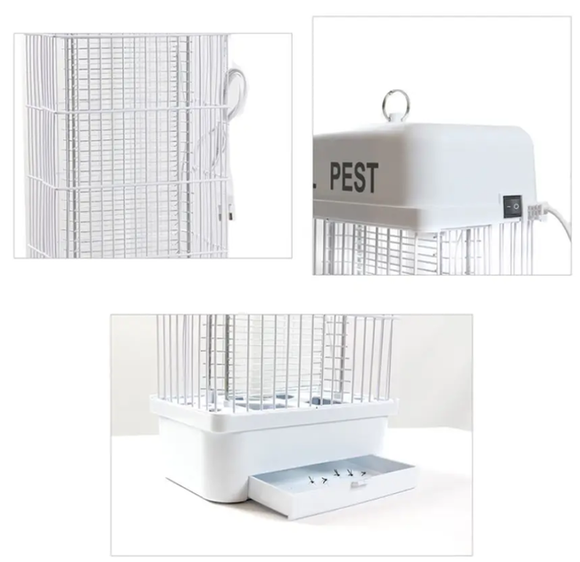 Отпугиватель насекомых электрический Renata Electric Insect Killer 10W RT-1X10W Ловушка для комаров - Фото 3 Отпугиватель насекомых электрический Renata Electric Insect Killer 10W RT-1X10W Ловушка для комаров - изображение 3