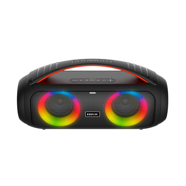 Портативная Bluetooth-колонка BKK B63, черная - изображение 1
