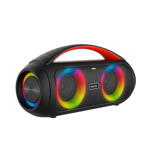 Портативная Bluetooth-колонка BKK B63, черная - изображение 2