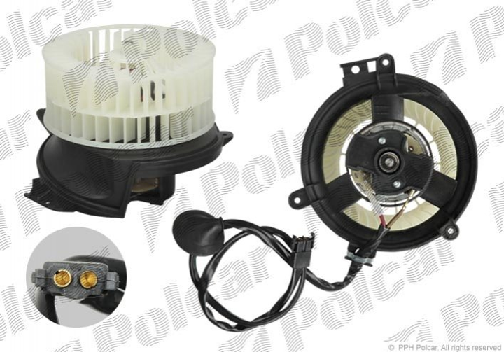 Вентилятор печки Polcar 5014NU1 Mercedes E-Class A1248203342, A1248200142 - изображение 1