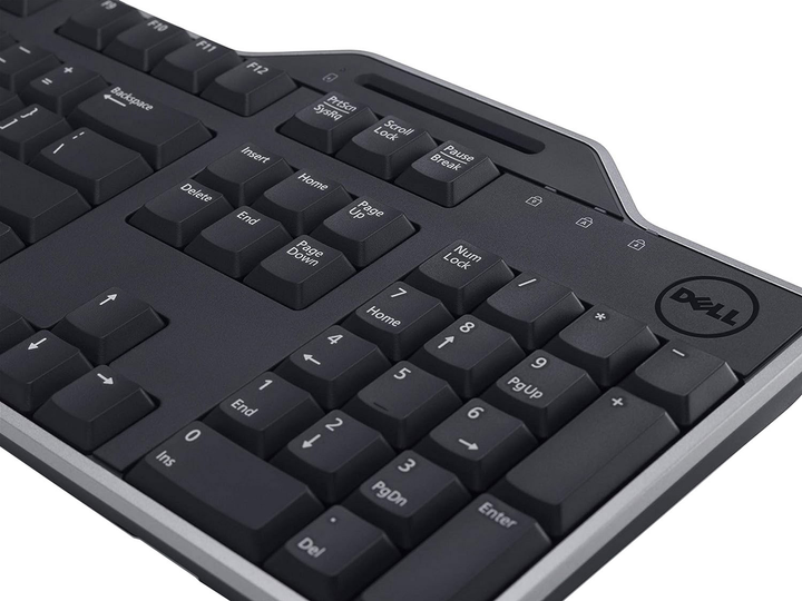 Клавіатура дротова Dell KB813 Smartcard USB Estonian Black (580-AFYX) - зображення 6