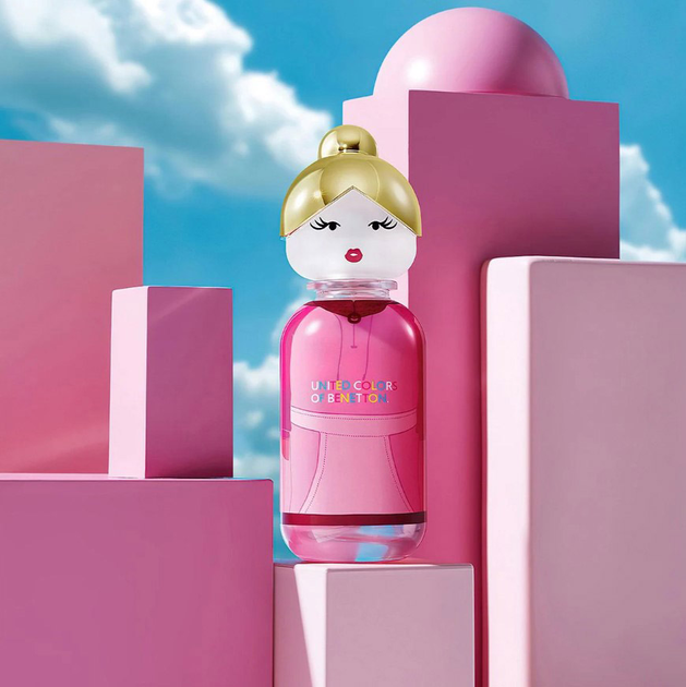Zestaw damski United Colors of Benetton Sisterland Pink Raspberry Woda toaletowa 80 ml + Balsam do ciała 75 ml (8433982024658) - obraz 7