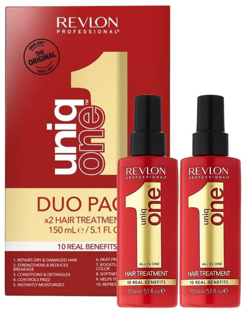 Spray do włosów Revlon Professional Uniq One All In One 2 x 150 ml (8432225139272) - obraz 1