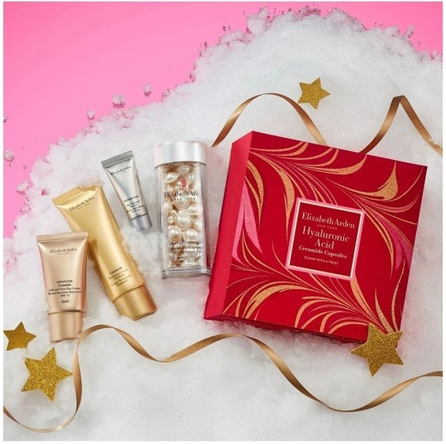 Zestaw do pielęgnacji twarzy Elizabeth Arden Ceramide Krem do twarzy SPF 15 15 ml + Krem oczyszczający 50 ml + Booster 5 ml + Kapsułki do twarzy 60 x 28 ml (85805374969) - obraz 2