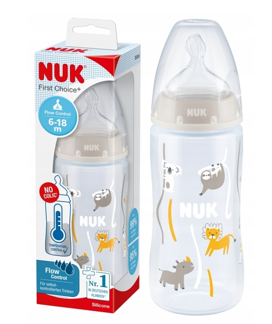 Butelka do karmienia Nuk First Choice Plus dla niemowląt 300 ml (4008600356547) - obraz 2