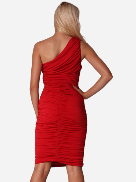 Sukienka midi letnia damska Ax Paris DA1376 L Czerwona (5063259039967) - obraz 2