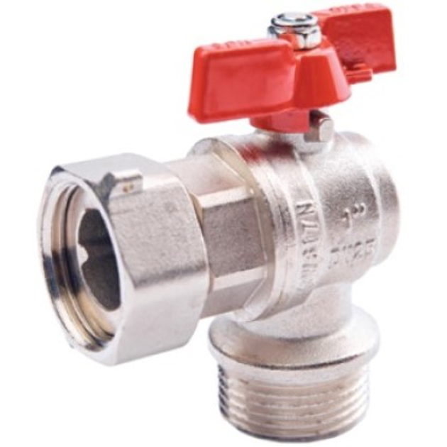 Кран шаровый с НГ Fado New 1/2" угловой, латунь, РВ-РН (KG11) – фото ...
